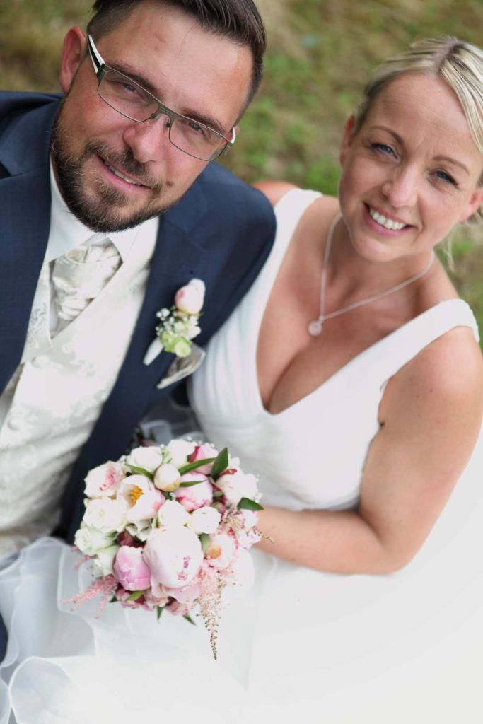 Nahaufnahme Hochzeitspaar