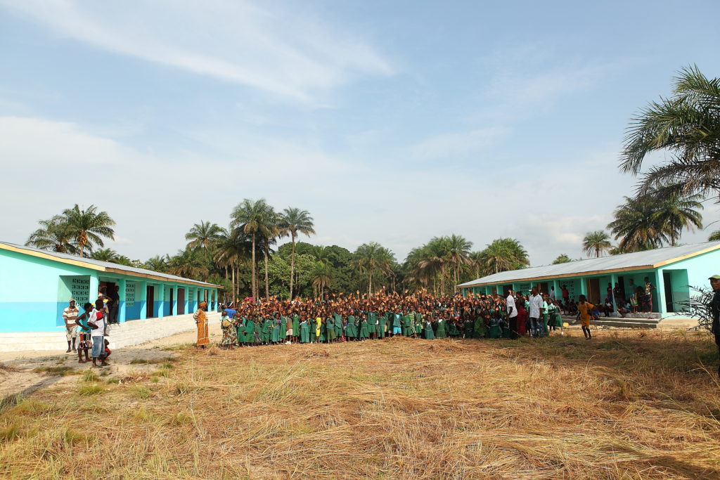 Unsere Schule in Masulaimani - bestehend aus zwei gegenüberliegenden Schulgebäuden